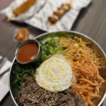 Seoul Kitchen - Bulgogi Bibimbap, tornado potatoes, and so-So Tteok - Korean Near Me - Rockville, Maryland Seoul Kitchen - Bulgogi Bibimbap, tornado potatoes, and so-So Tteok - Korean Near Me - Rockville, Maryland