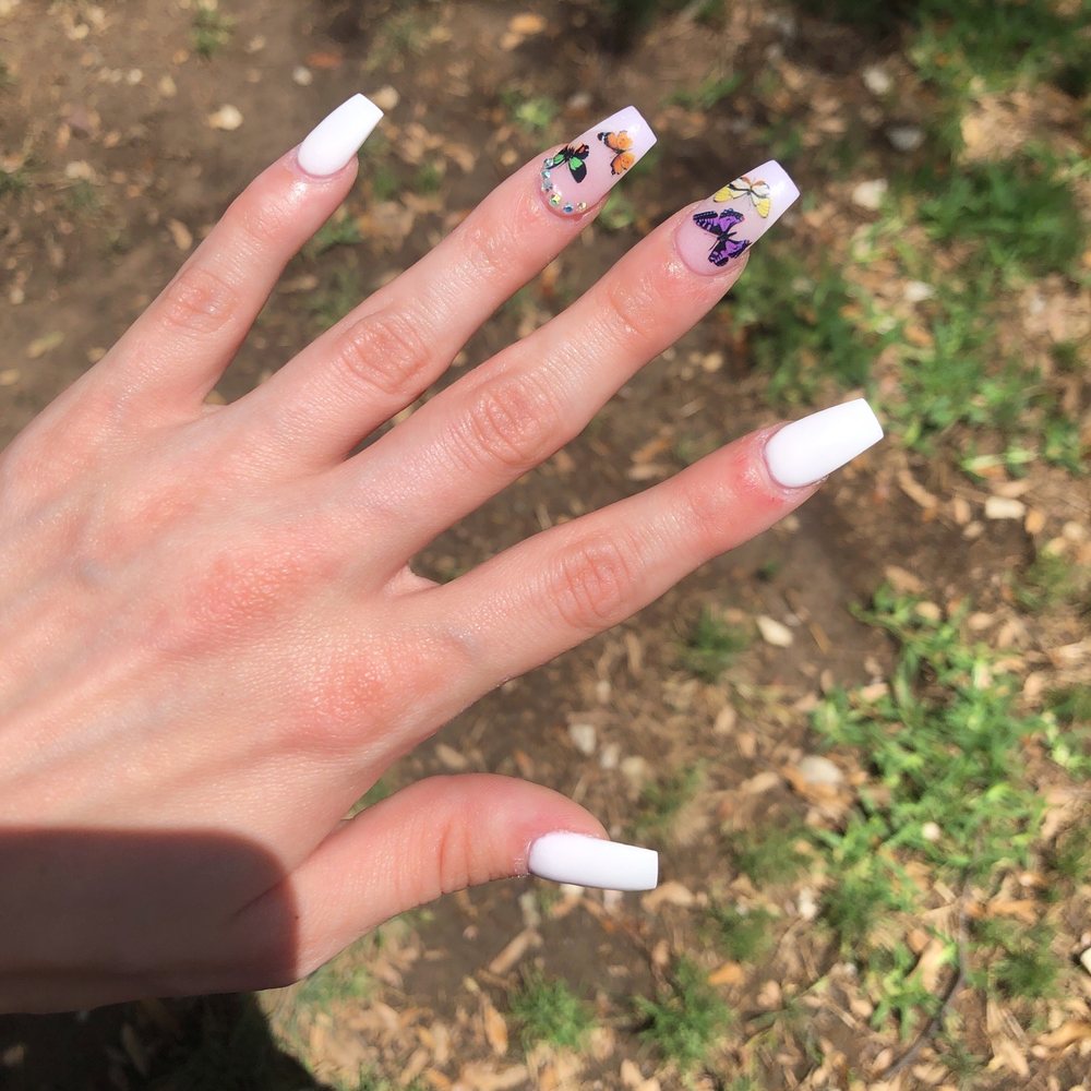 Cosmo Nails - Spring butterfly nails - Skin Care Near Me - Flower Mound, Texas Cosmo Nails - Spring butterfly nails - Skin Care Near Me - Flower Mound, Texas