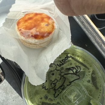 Kayla's Cake - Crème brûlée macaron and Matcha latte - Desserts Near Me - Fullerton, California