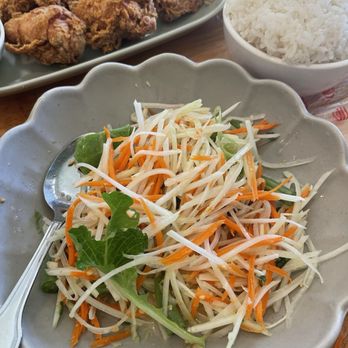 Basil & Co - Green Papaya Salad - Thai Near Me - Diamond Bar, California