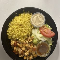 Shawarma and Gyros - Chicken shawarma platter