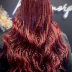 Kate Love - Deep red hair color