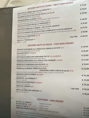 Menu photo 1 Falciani Venezia, VE Menu photo 1 Falciani Venezia, VE