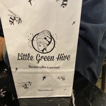 Little Green Hive - The bag that had huge cookies in it my two ate them to fast to get photos - Coffee & Tea Near Me - Roanoke, Virginia Little Green Hive - The bag that had huge cookies in it my two ate them to fast to get photos - Coffee & Tea Near Me - Roanoke, Virginia