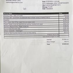 AutoFair Volkswagen of Nashua - VW repair estimate