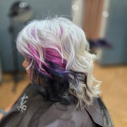 Xylem: An AVEDA Lifestyle Salon-Spa - White hair isn't a sign of aging.  It's a sign to be fun, creative and vibrant!