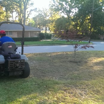 Colonial Lawn Care and Landscape Services - a man on a lawn mower - Tree Services Near Me - Tyler, Texas Colonial Lawn Care and Landscape Services - a man on a lawn mower - Tree Services Near Me - Tyler, Texas
