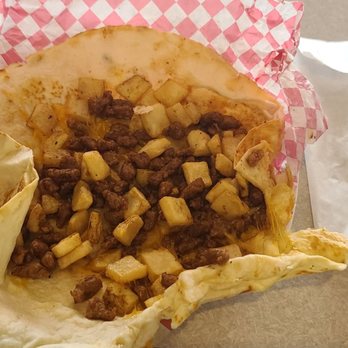 Nan & Pop's Diner - Sausage potato and cheese burrito - Diners Near Me - Winters, Texas