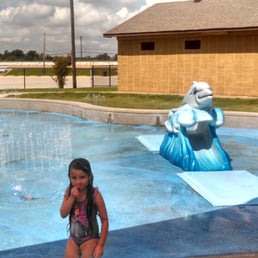 A little water slide!