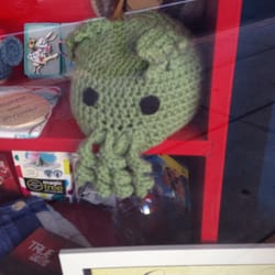 Urchin Books - Knitted toy space alien