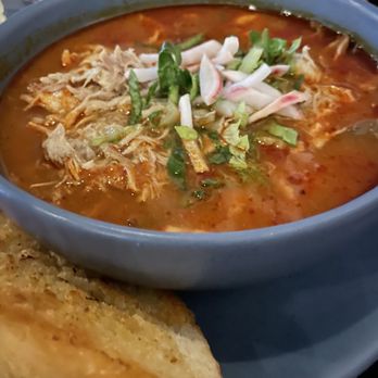 Morra Mia - Pozole, comes with all the fixings and a shot of tequila! - Bars Near Me - El Paso, Texas Morra Mia - Pozole, comes with all the fixings and a shot of tequila! - Bars Near Me - El Paso, Texas