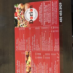 Restaurant Dorion - Menu