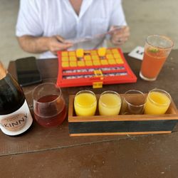 Saloon Door West - New brunch items : mimosa flight and michealada