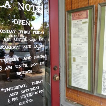 La Note - French Near Me - Berkeley, California
