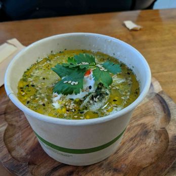 European Dumplings Cafe - Chicken Dumpings in Chicken Broth - Modern European Near Me - San Antonio, Texas European Dumplings Cafe - Chicken Dumpings in Chicken Broth - Modern European Near Me - San Antonio, Texas