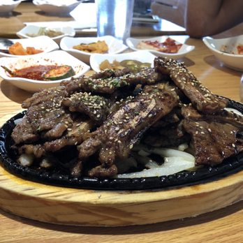 Gogi - An order of short ribs can easily be shared between two people. - Korean Near Me - Kenner, Louisiana Gogi - An order of short ribs can easily be shared between two people. - Korean Near Me - Kenner, Louisiana