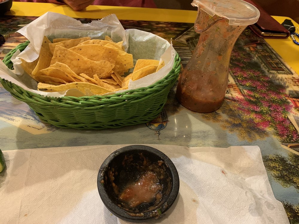Food from El Dorados Mexican Restaurant