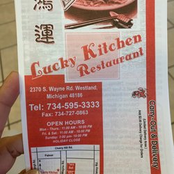Double Dragon - Take out menu