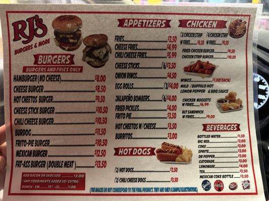 Menu photo 1 RJ'S SNACK SHACK San Antonio, TX Menu photo 1 RJ'S SNACK SHACK San Antonio, TX