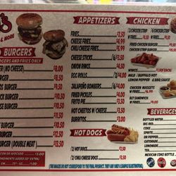 Updated menu