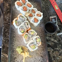 Tuna Shak - Sushi rolls- spicy tuna and california roll