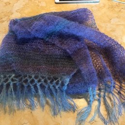 The finished scarf!!! I did it!! The finished scarf!!! I did it!!