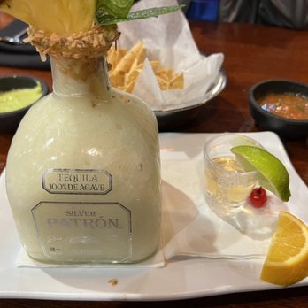 Vallarta Mexican grill - Margarita, with a shot of tequila, very good. - Tex-Mex Near Me - Bay City, Texas