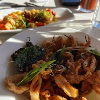 Jericho Cafe & Tavern - Calamari and seared sea scallops. - American Near Me - Jericho, Vermont