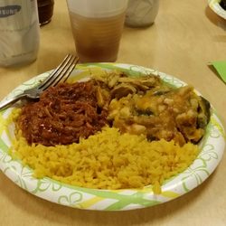 First Christian Church Disciples of Christ - This is just one of the plates of food given to the workers