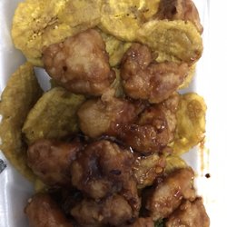 General teo chicken with totones.it was ok I chicken taste like Tyson frozen chicken with sauce over it. Won't be ordering again