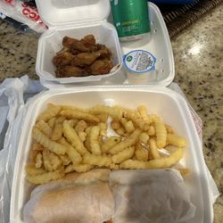 Atlanta's Best Wings - Philly Combo w/ wings and fries
