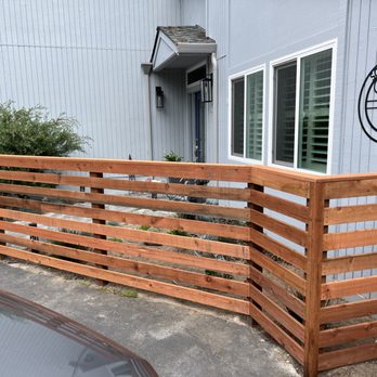 Cypress Landscaping - Red wood fence - Landscaping Near Me Cypress Landscaping - Red wood fence - Landscaping Near Me