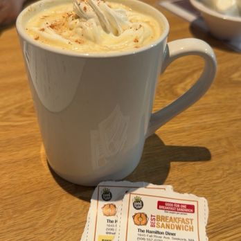 The Hamilton Diner - Eggnog latte - Diners Near Me - Seekonk, Massachusetts The Hamilton Diner - Eggnog latte - Diners Near Me - Seekonk, Massachusetts