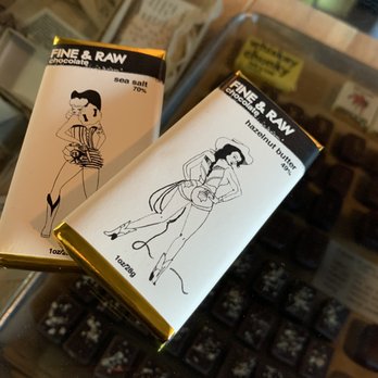 Fine & Raw Chocolate Factory - a box of chocolates - Desserts Near Me - Brooklyn, New York