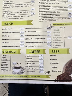 Menu photo 1 The Island Cuban Cafe Naples, FL Menu photo 1 The Island Cuban Cafe Naples, FL