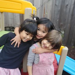Children's Garden Montessori School - Friends having fun on the playground