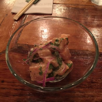 Chopped Parsley - Salmon ceviche - Japanese Near Me - New York, New York