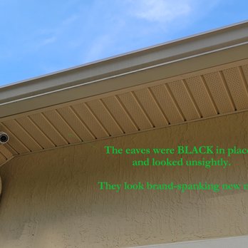 Glass and Grass - The eaves look brand new! Glass and Grass is awesome! - Window Washing Near Me - Fernandina Beach, Florida