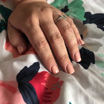 Dayus Nail Spa - Short acrylics with gel in "porcelain" - Nail Salons Near Me - Redondo Beach, California Dayus Nail Spa - Short acrylics with gel in "porcelain" - Nail Salons Near Me - Redondo Beach, California