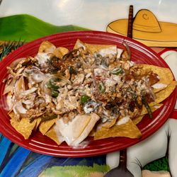 El Mexicano Restaurant - Fajita Nachos-chicken Wonderful!