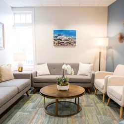 Monahan Family and Cosmetic Dentistry - Reception seating area at Monahan Family & Cosmetic Dentistry