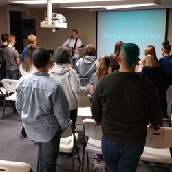 Real Life Community Church - Youth Group in the Old room
