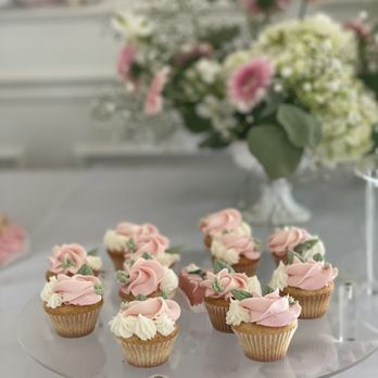 BiteSize Baking - cupcakes with pink frosting - Cupcakes Near Me BiteSize Baking - cupcakes with pink frosting - Cupcakes Near Me