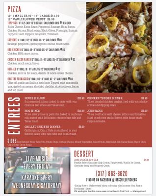 Menu photo 7 Joe's Grille Fishers Fishers, IN Menu photo 7 Joe's Grille Fishers Fishers, IN