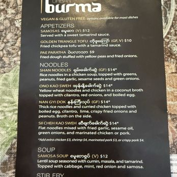 Urban Burma - Burmese Near Me - Aurora, Colorado Urban Burma - Burmese Near Me - Aurora, Colorado
