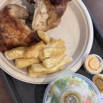 Crisp & Juicy - 1/2 chicken and Fried Yuca - Latin American Near Me - Rockville, Maryland