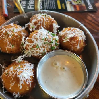 Eureka! - Mac and cheese balls - American Near Me - Hawthorne, California Eureka! - Mac and cheese balls - American Near Me - Hawthorne, California