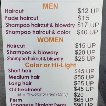 Tina Hair Studio - Price list - Hair Salons Near Me - Toronto, Ontario Tina Hair Studio - Price list - Hair Salons Near Me - Toronto, Ontario