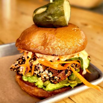 Pour Company - Ahi sandwich. $16.00. Delicious! Tania recommended. - New American Near Me - Fullerton, California
