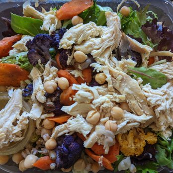 Heroic Italian - Mt Etna Salad (added rotiseerie chicken) - Italian Near Me - Berkeley, California Heroic Italian - Mt Etna Salad (added rotiseerie chicken) - Italian Near Me - Berkeley, California